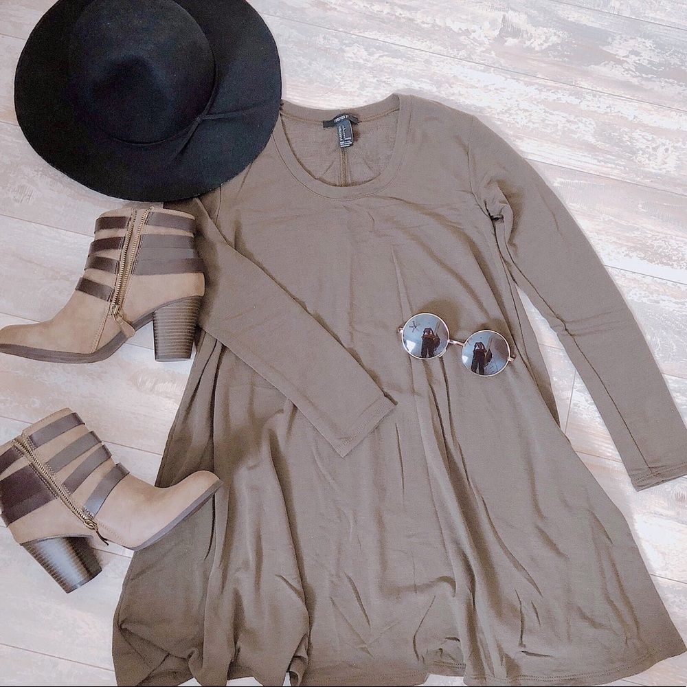 Long sleeve t-shirt dress